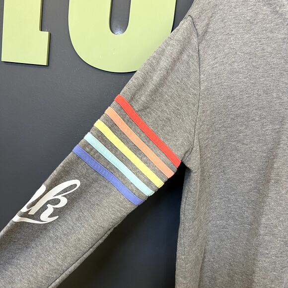 Victoria's Secret PINK Full Zip Gray Jacket Large - Picture 2 of 4